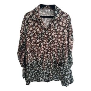 ACNE STUDIOS Floral Button-Up Women's Top